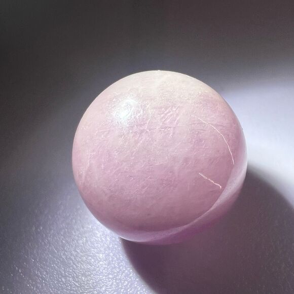 Kunzite Crystal Marble Sphere (5) - Picture 5 of 10